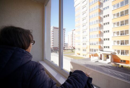 Вручение ключей от новых квартир в Мариуполе