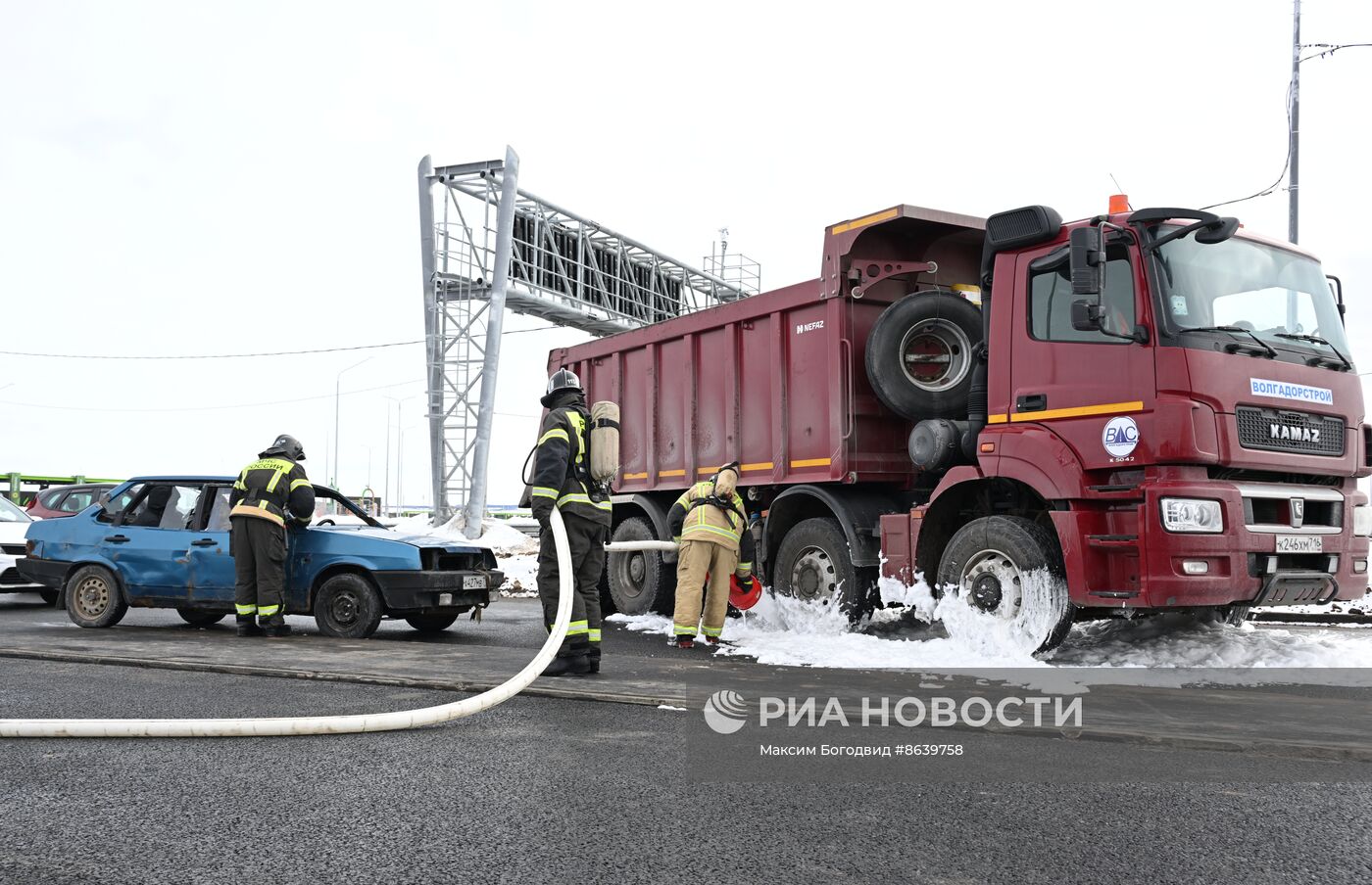 Учения в Татарстане по ликвидации последствий ДТП