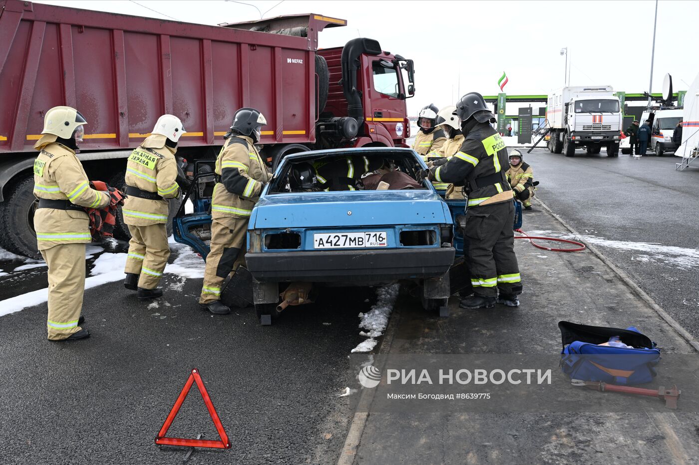 Учения в Татарстане по ликвидации последствий ДТП