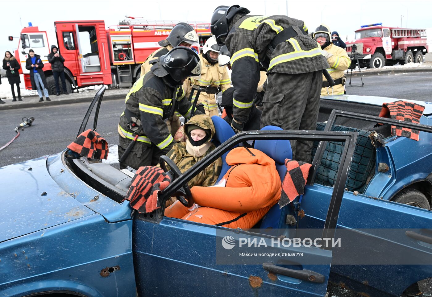 Учения в Татарстане по ликвидации последствий ДТП