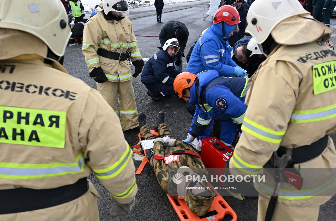 Учения в Татарстане по ликвидации последствий ДТП