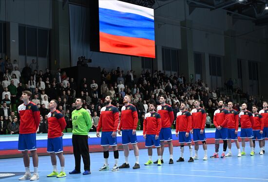 Товарищеский матч между национальными сборными России и Белоруссии по гандболу
