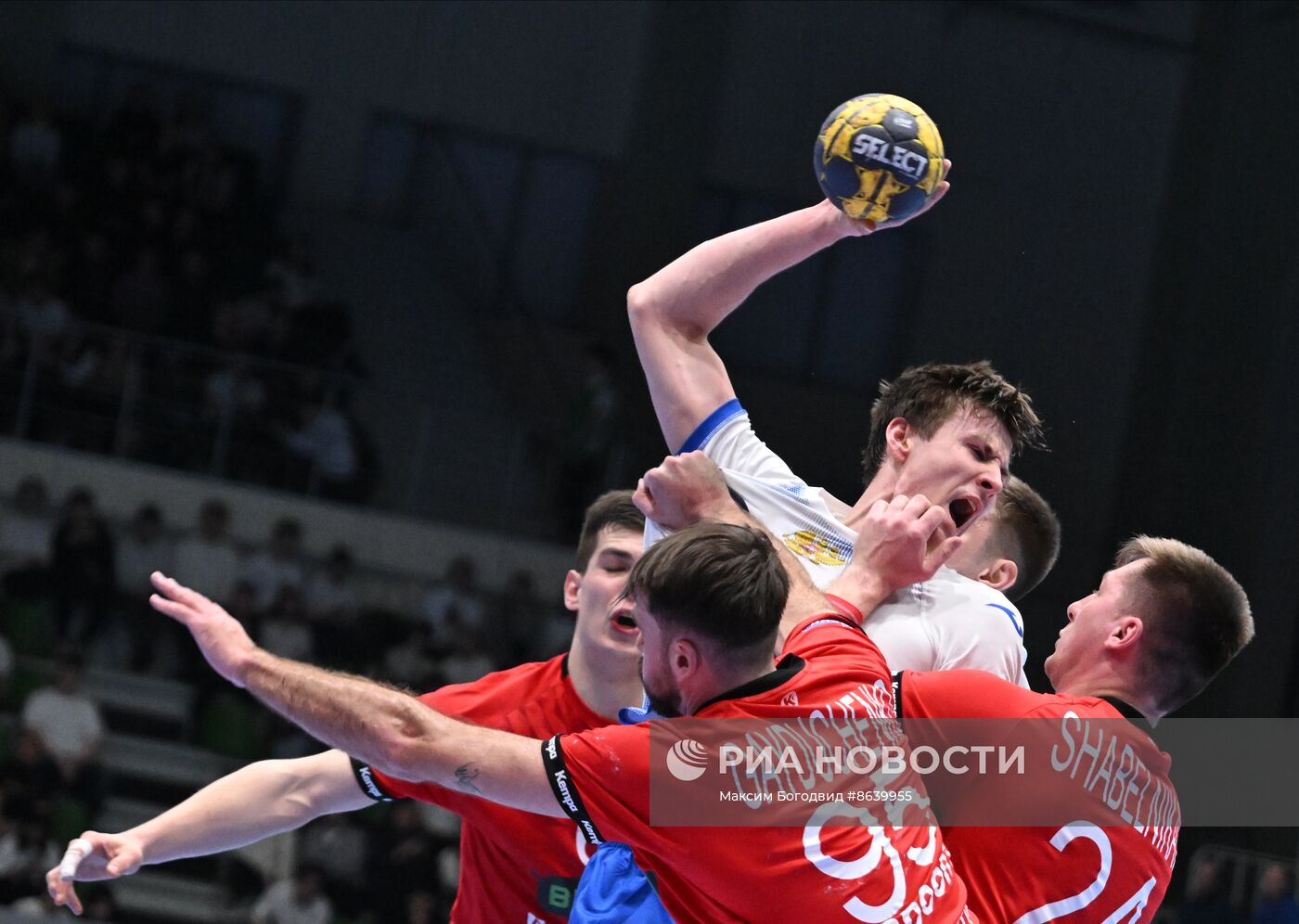 Товарищеский матч между национальными сборными России и Белоруссии по гандболу