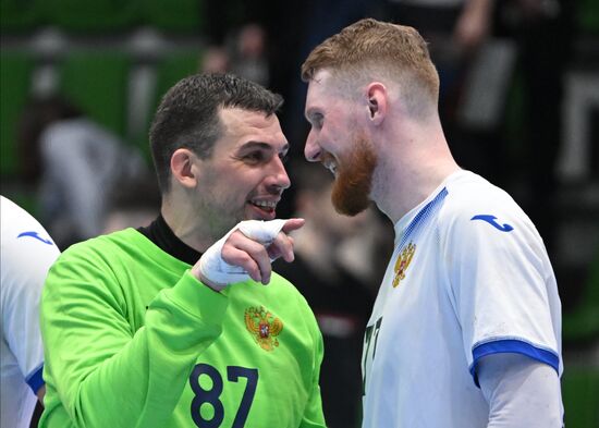 Товарищеский матч между национальными сборными России и Белоруссии по гандболу