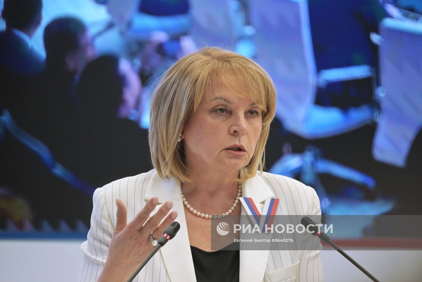 Открытие информационного центра ЦИК РФ