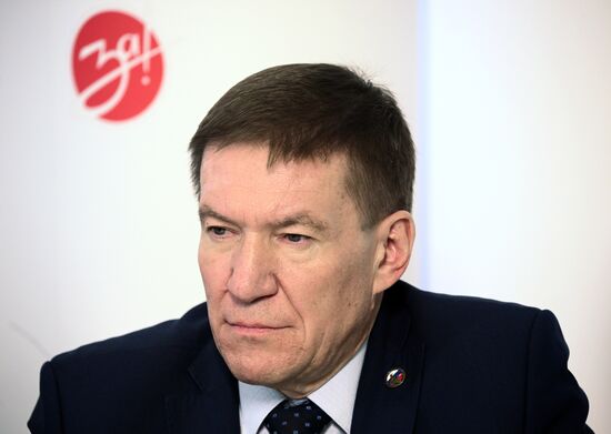 Открытие ситуационного центра по общественному наблюдению за выборами президента России