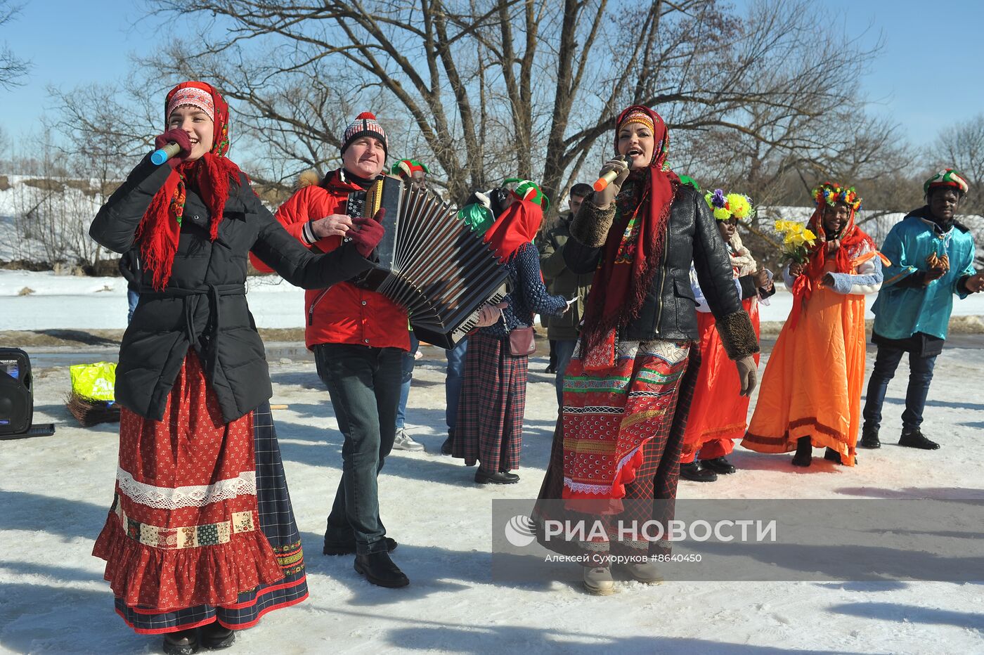 Празднование Масленицы в Тамбове