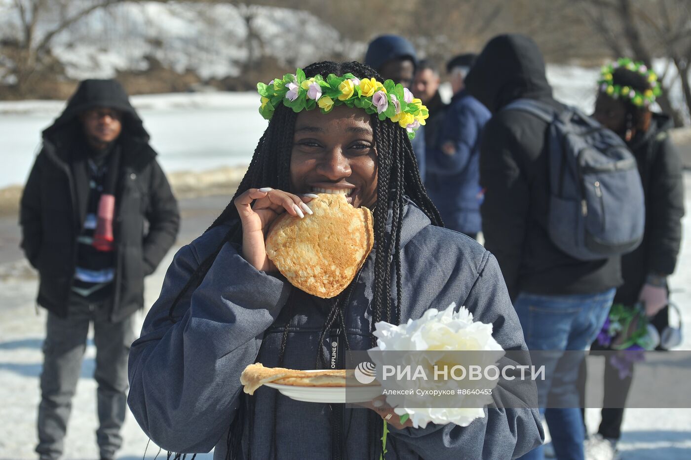 Празднование Масленицы в Тамбове