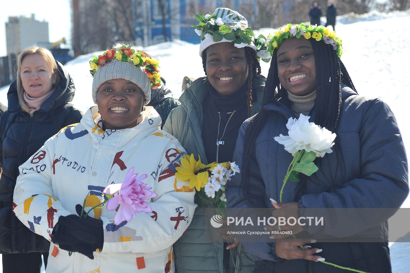 Празднование Масленицы в Тамбове