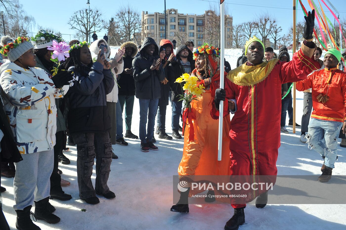 Празднование Масленицы в Тамбове