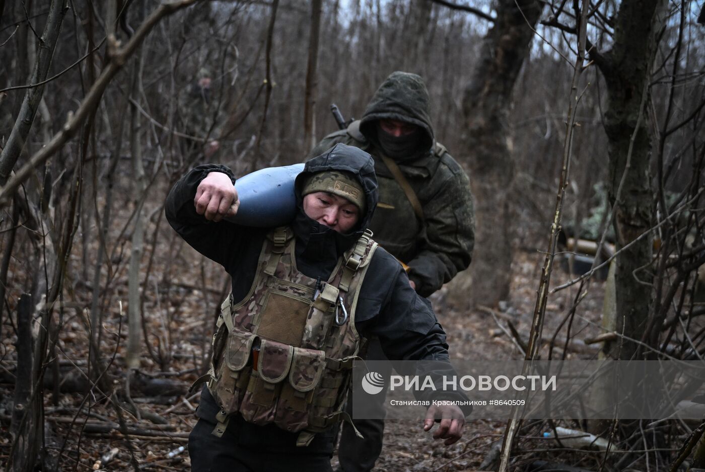 Боевая работа САУ "Акация" ЦВО