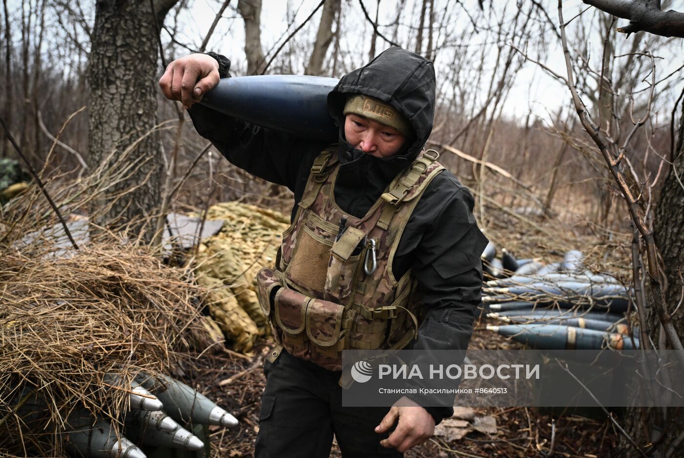 Боевая работа САУ "Акация" ЦВО