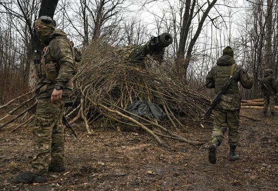 Боевая работа САУ "Акация" ЦВО