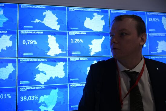 Работа Информационного центра ЦИК РФ