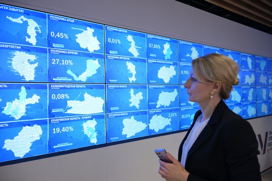 Работа Информационного центра ЦИК РФ