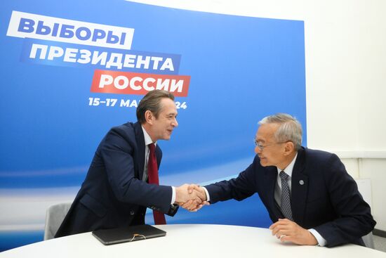 Избирательный штаб кандидата в президенты РФ В. Путина