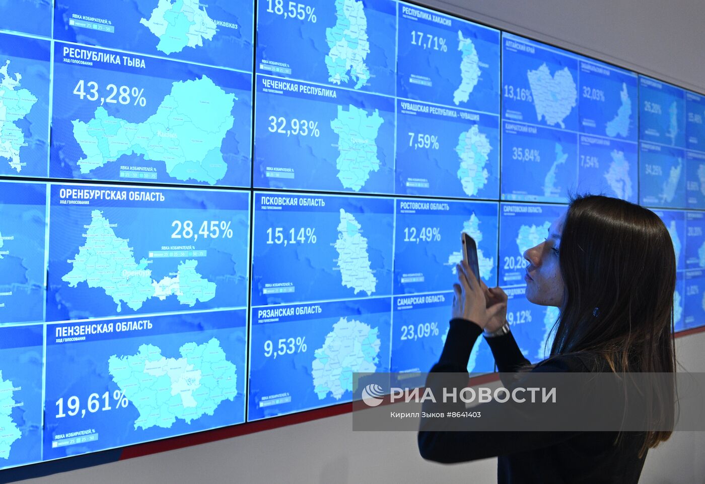 Работа Информационного центра ЦИК РФ