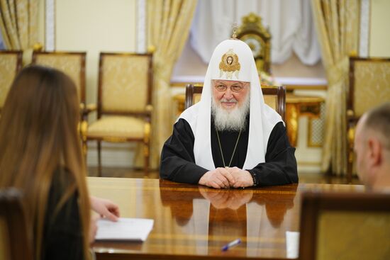 Святейший Патриарх Кирилл принял участие в выборах президента России