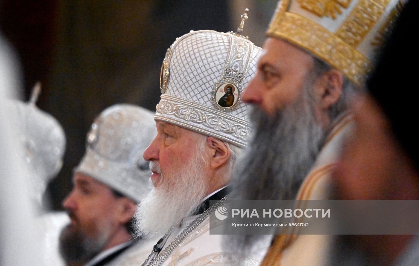 Отпевание представителя Патриарха Сербского при Московском Патриаршем престоле епископа Моравичского Антония