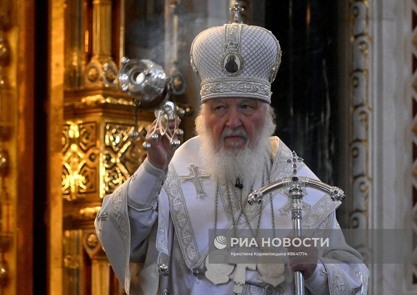 Отпевание представителя Патриарха Сербского при Московском Патриаршем престоле епископа Моравичского Антония