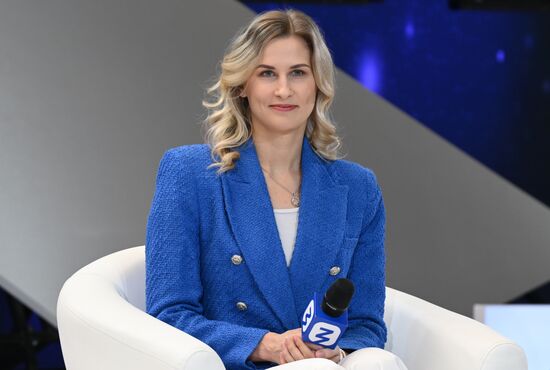 Выставка "Россия". Встреча с олимпийской чемпионкой Аллой Шишкиной