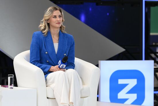 Выставка "Россия". Встреча с олимпийской чемпионкой Аллой Шишкиной