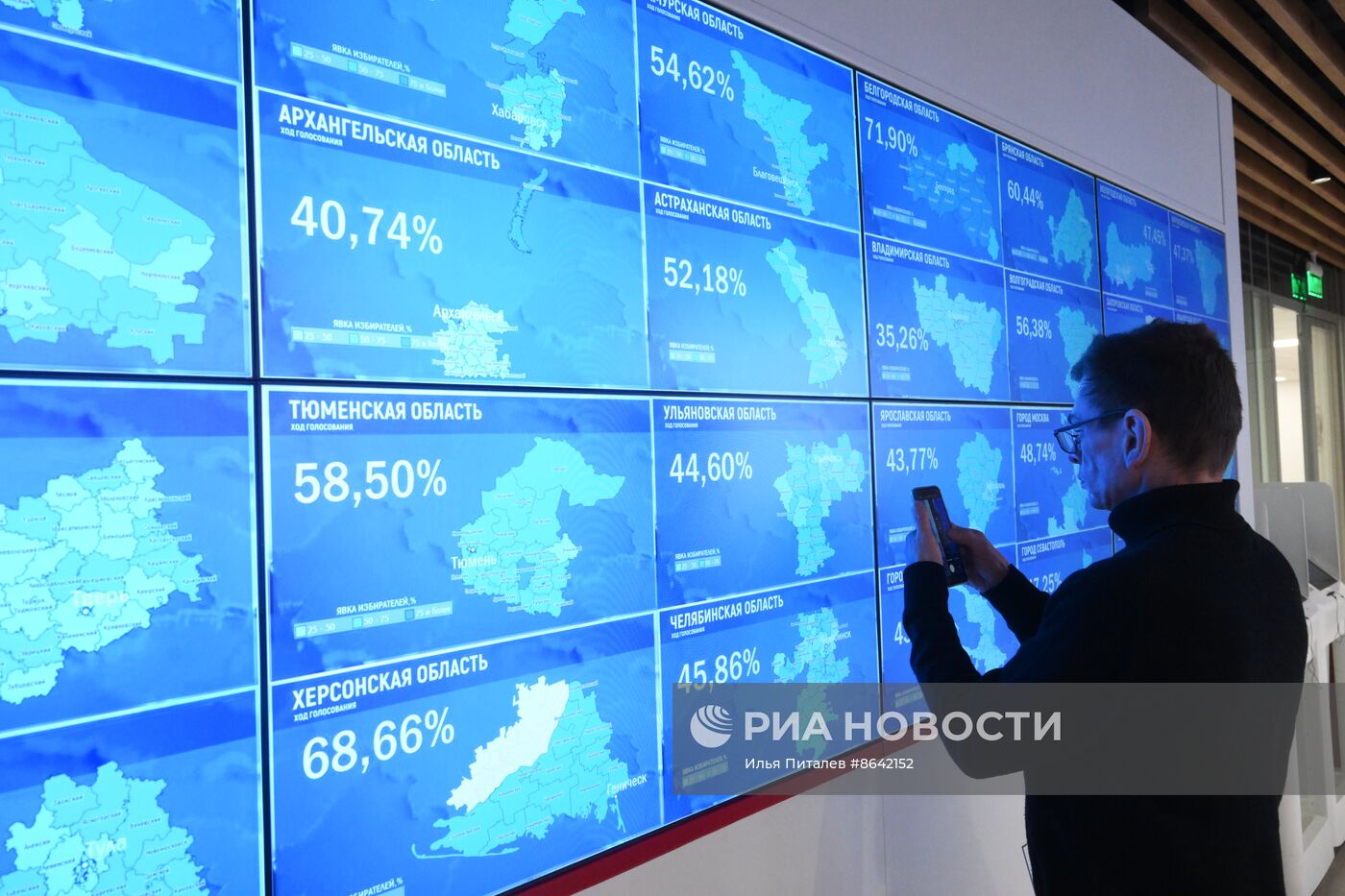 Работа информационного центра ЦИК РФ