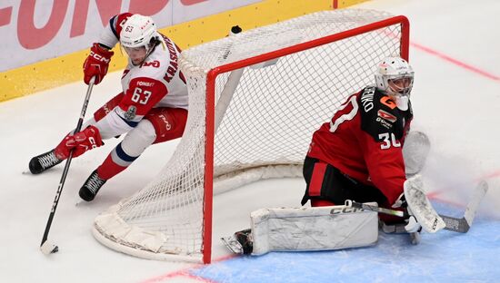 Хоккей. КХЛ. Матч "Авангард" - "Локомотив"