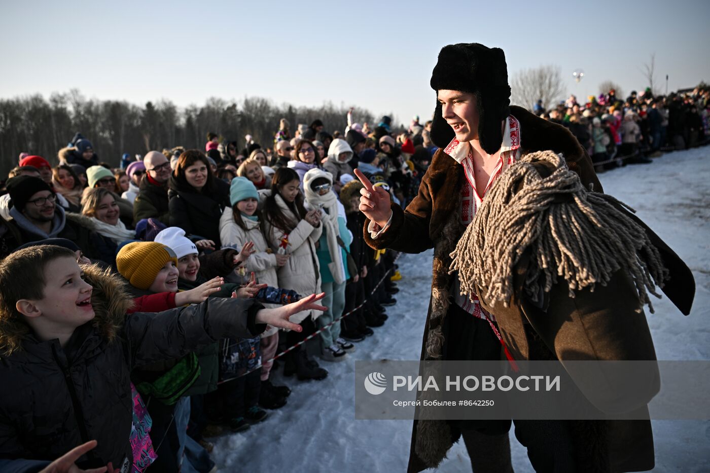 Празднование Масленицы в этнографическом парке-музее "Этномир"