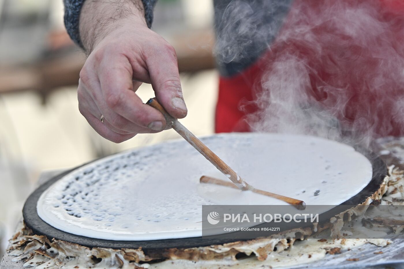 Празднование Масленицы в этнографическом парке-музее "Этномир"