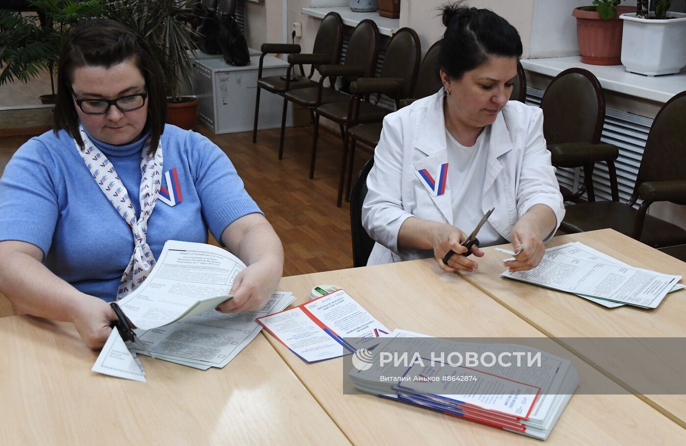 Подсчет голосов на выборах президента РФ