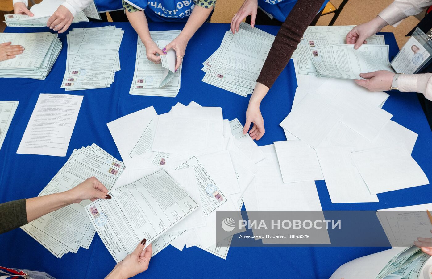 Подсчет голосов на выборах президента РФ 