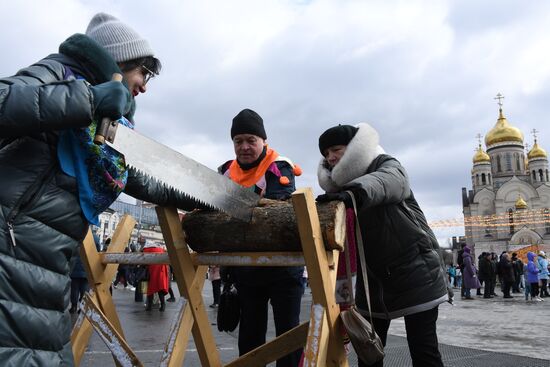 Празднование Масленицы в регионах России