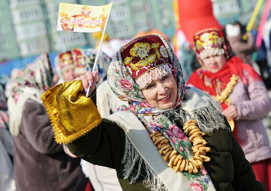 Празднование Масленицы в регионах России