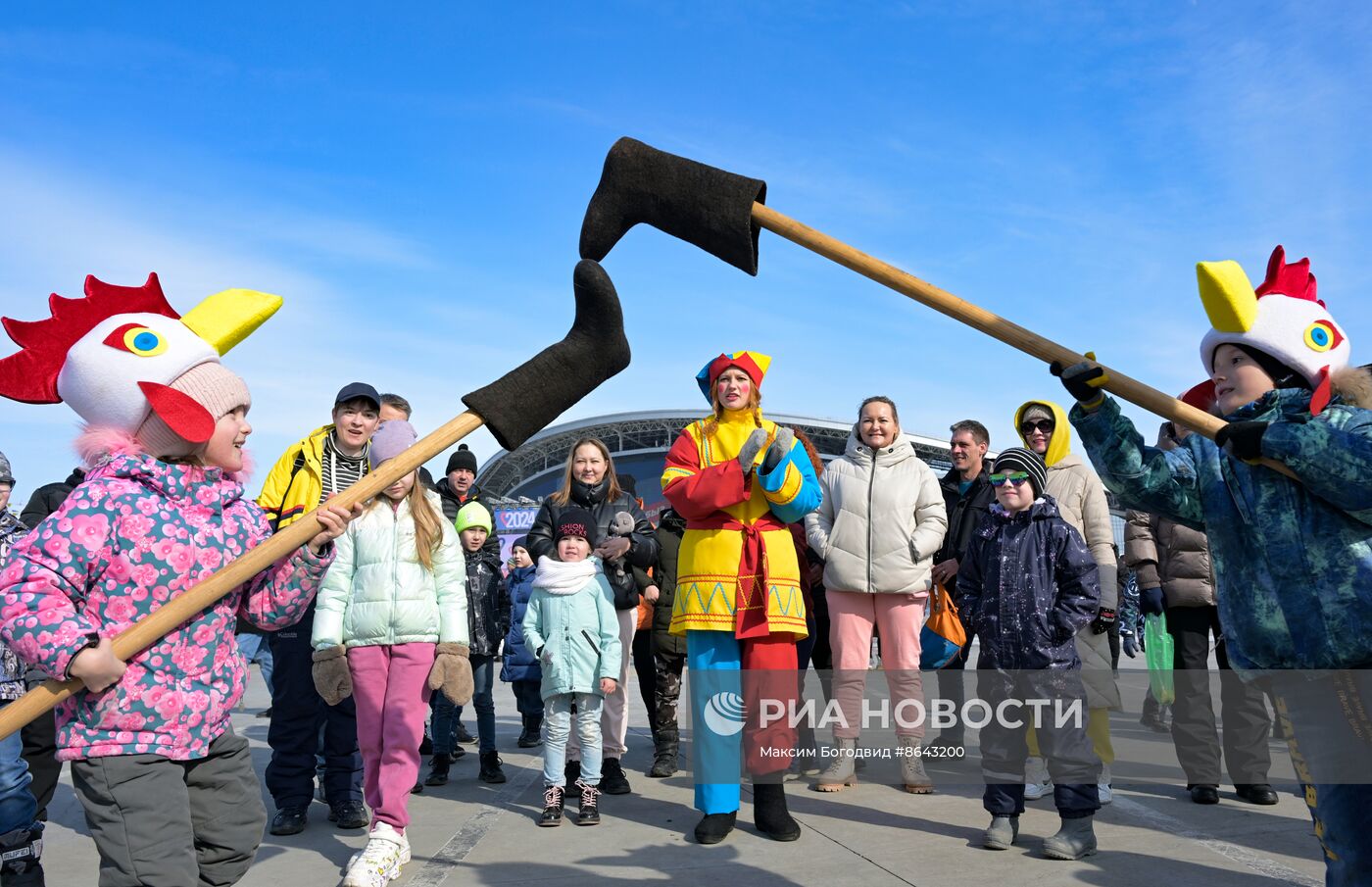 Празднование Масленицы в регионах России