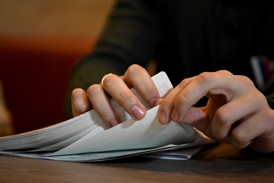 Подсчет голосов на выборах президента РФ