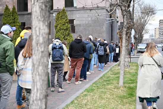 Голосование на выборах президента РФ за рубежом