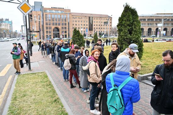 Голосование на выборах президента РФ за рубежом