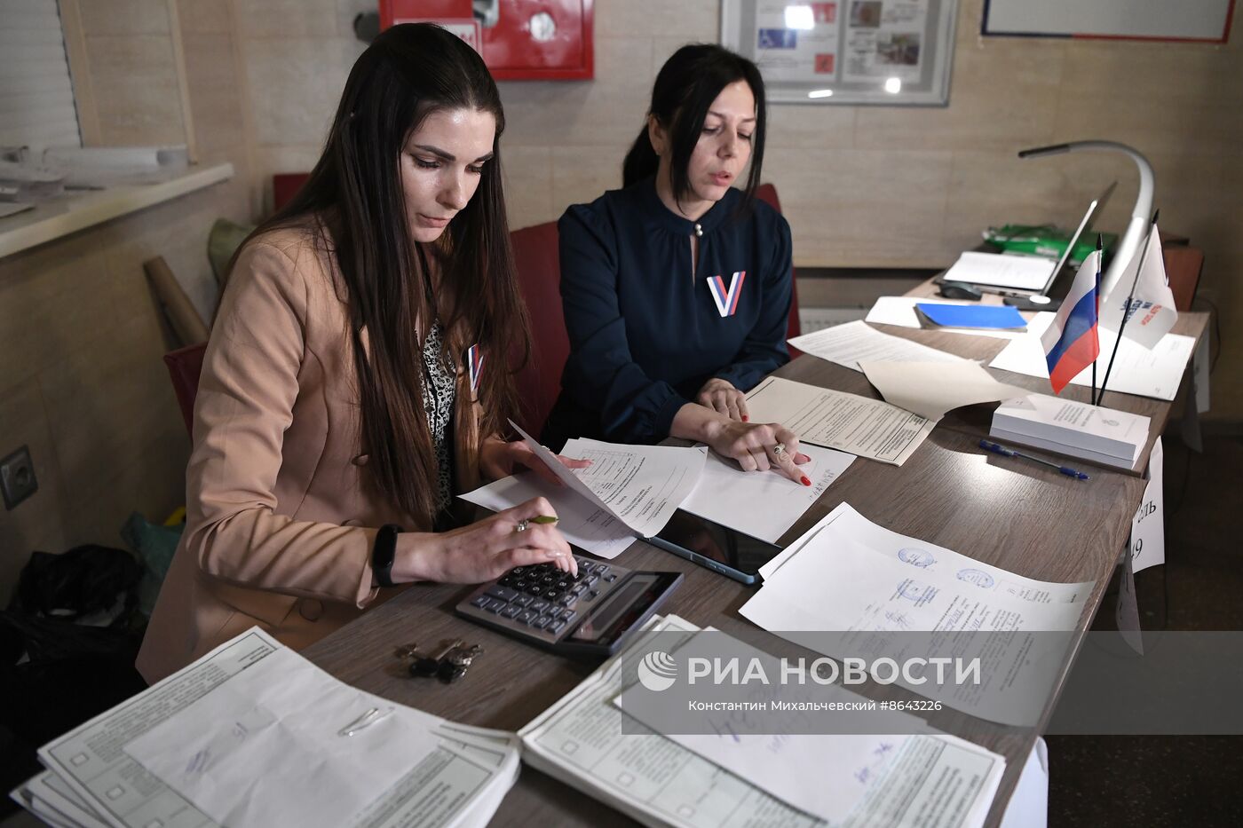 Подсчет голосов на выборах президента РФ