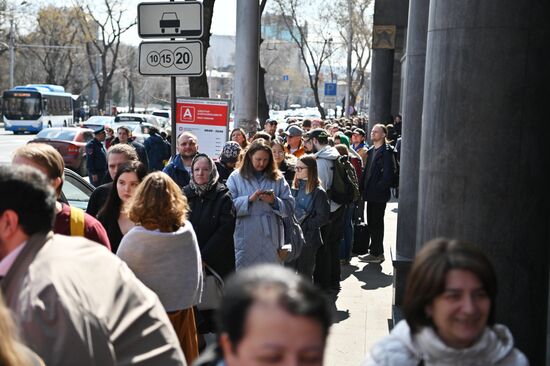 Голосование на выборах президента РФ за рубежом