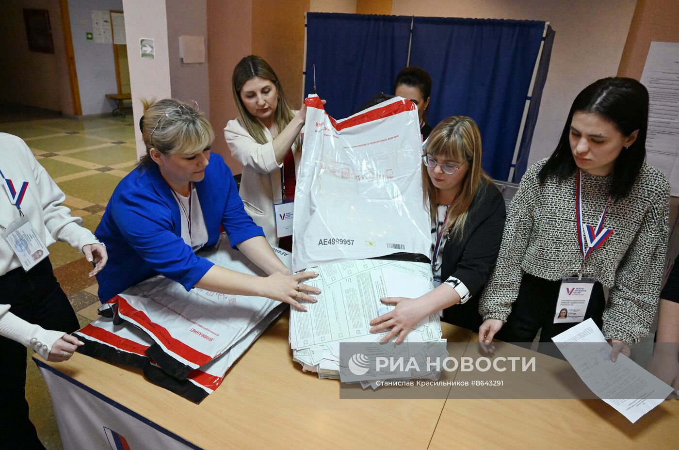 Подсчет голосов на выборах президента РФ 