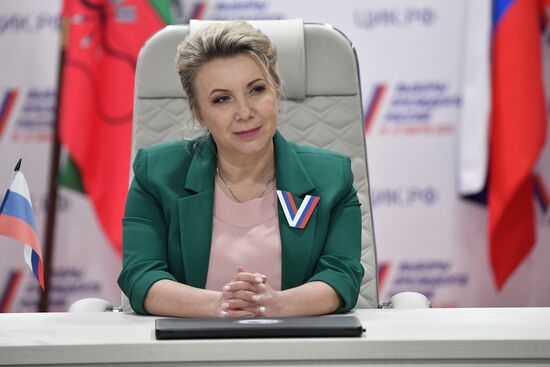 Подсчет голосов на выборах президента РФ