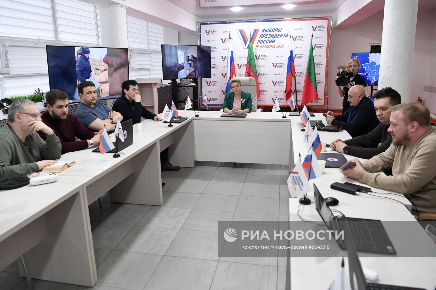 Подсчет голосов на выборах президента РФ