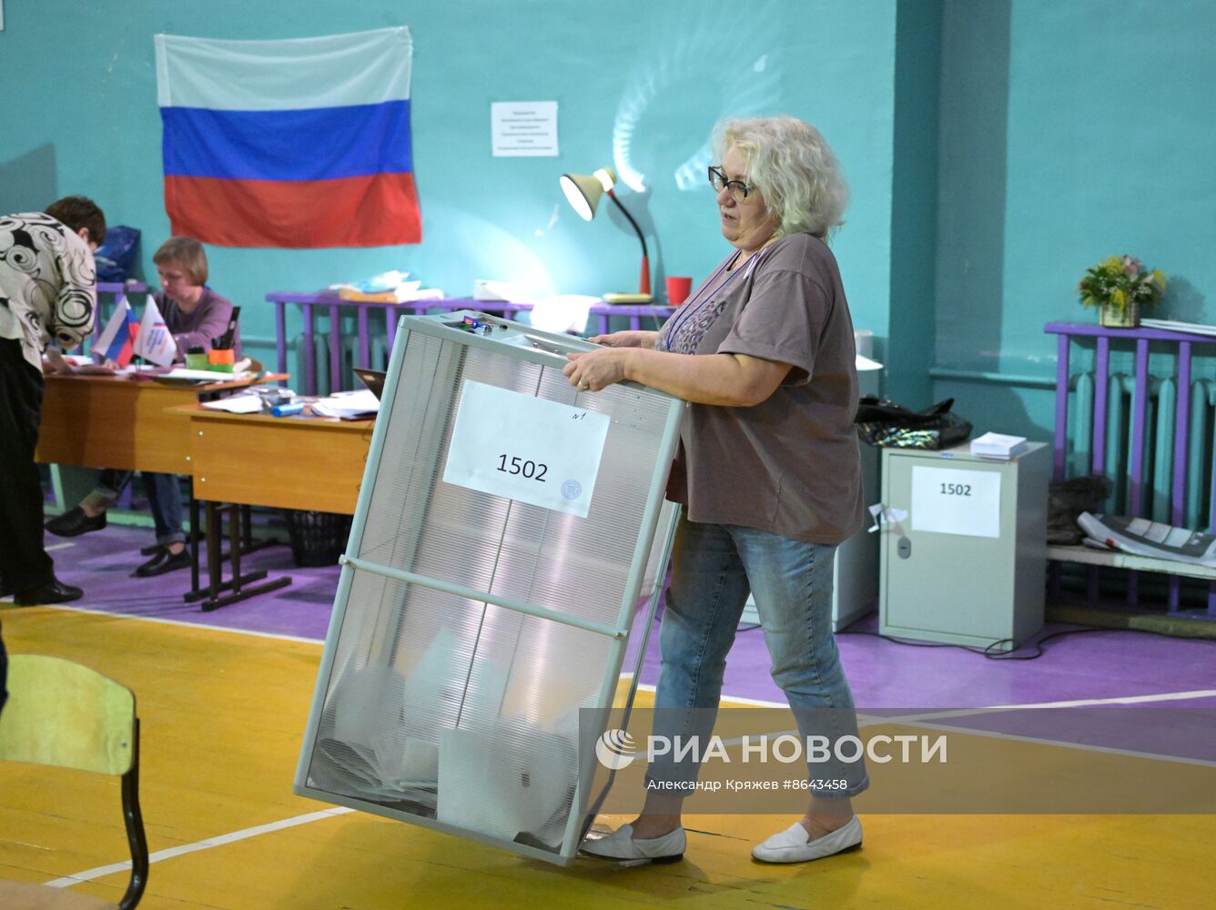 Подсчет голосов на выборах президента РФ