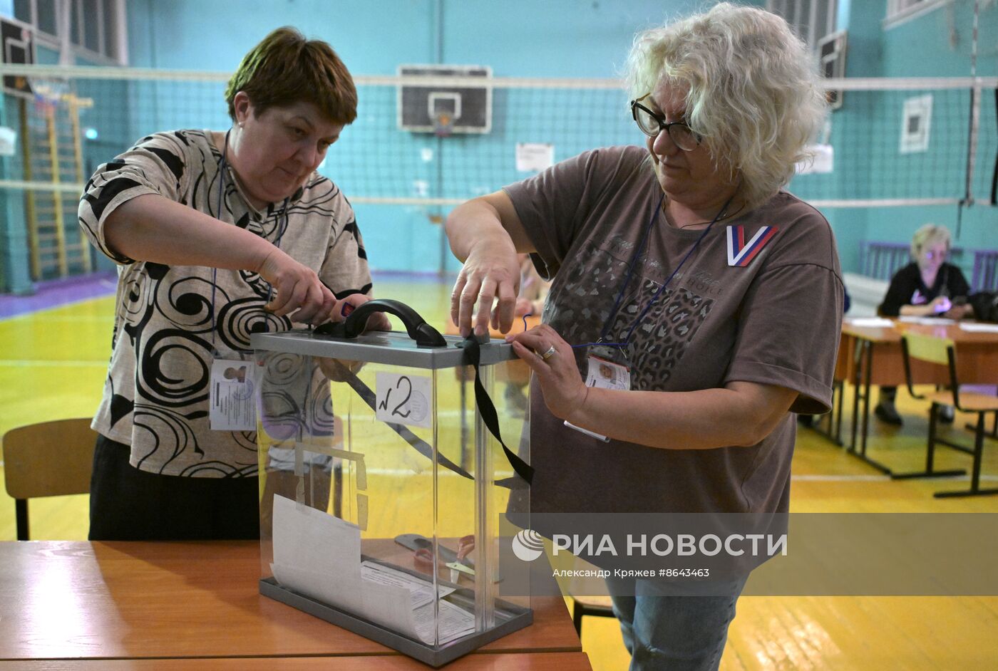 Подсчет голосов на выборах президента РФ