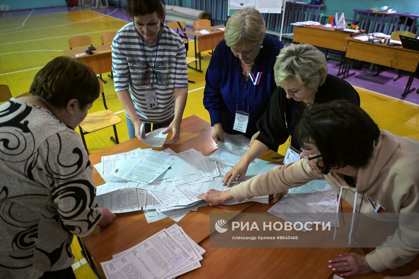 Подсчет голосов на выборах президента РФ