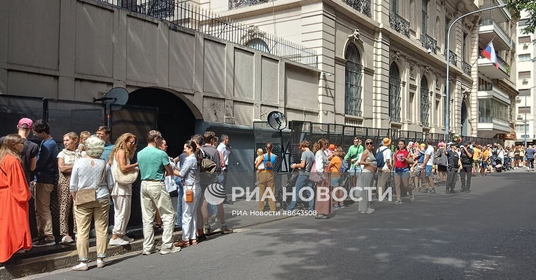 Голосование на выборах президента РФ за рубежом