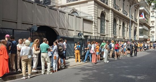 Голосование на выборах президента РФ за рубежом