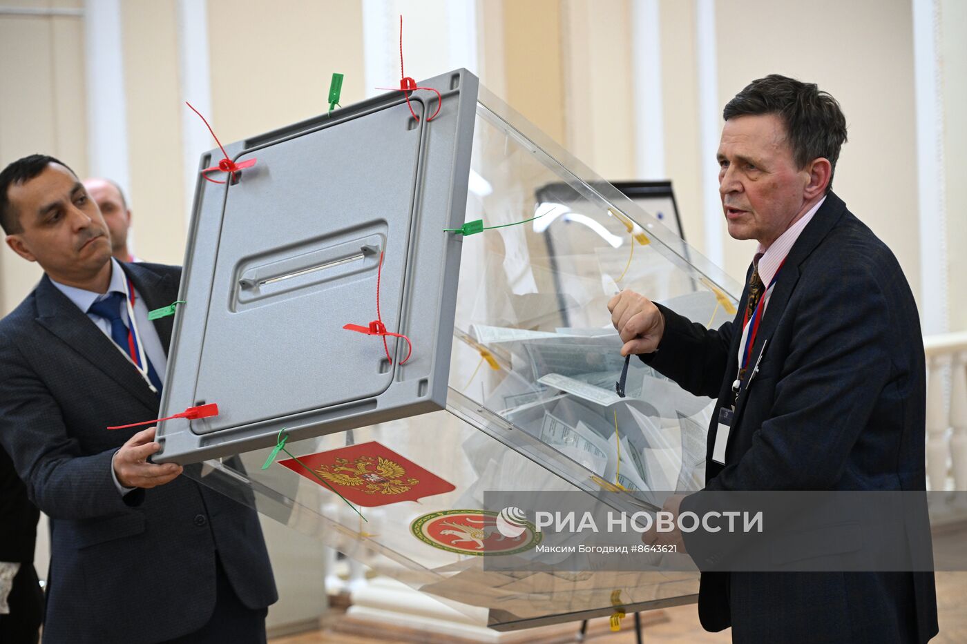 Подсчет голосов на выборах президента РФ