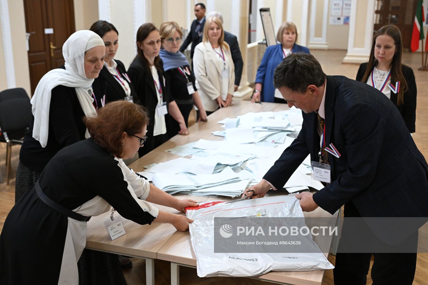 Подсчет голосов на выборах президента РФ